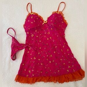 Victoria’s Secret Babydoll Set Medium
